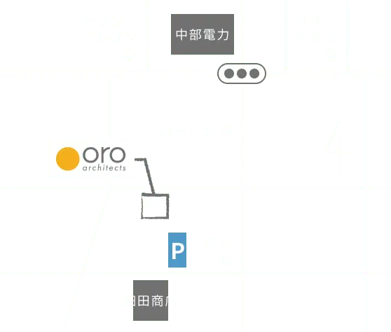 鴨江分室の周辺案内図イラスト